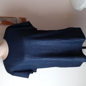 NWT Ted Baker London Metallic Fitted Tee